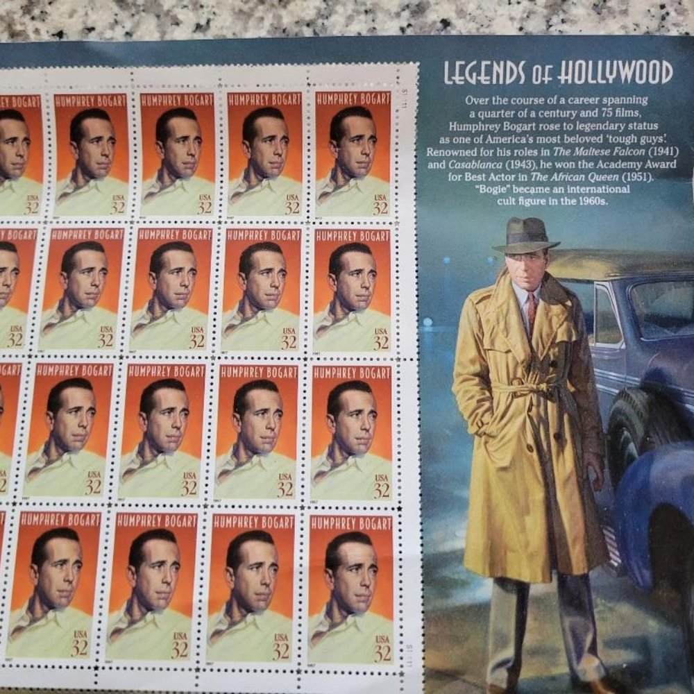 Humphrey Bogart Stamps